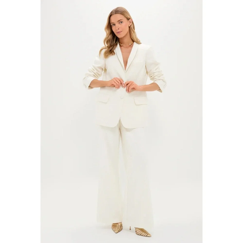 Tuckernuck NWT Cream Wool Warner Two-Blazer Size XS‎